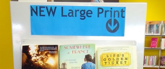 New Large Print Book Collection Gifted to Opotiki Library